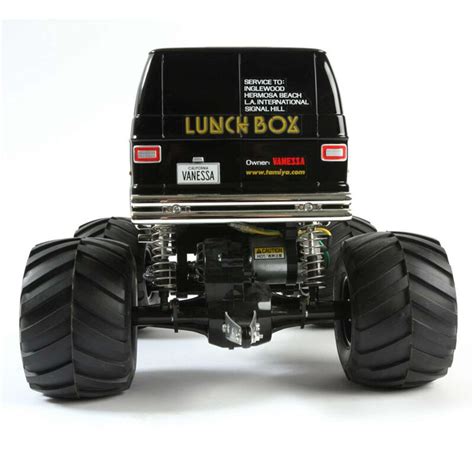 tamiya lunch box metal gears|Tamiya 1/12 Lunch Box 2WD Monster Truck Kit .